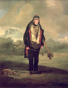 Caddie Willie en Bruntsfield, Edimburgo, 1824